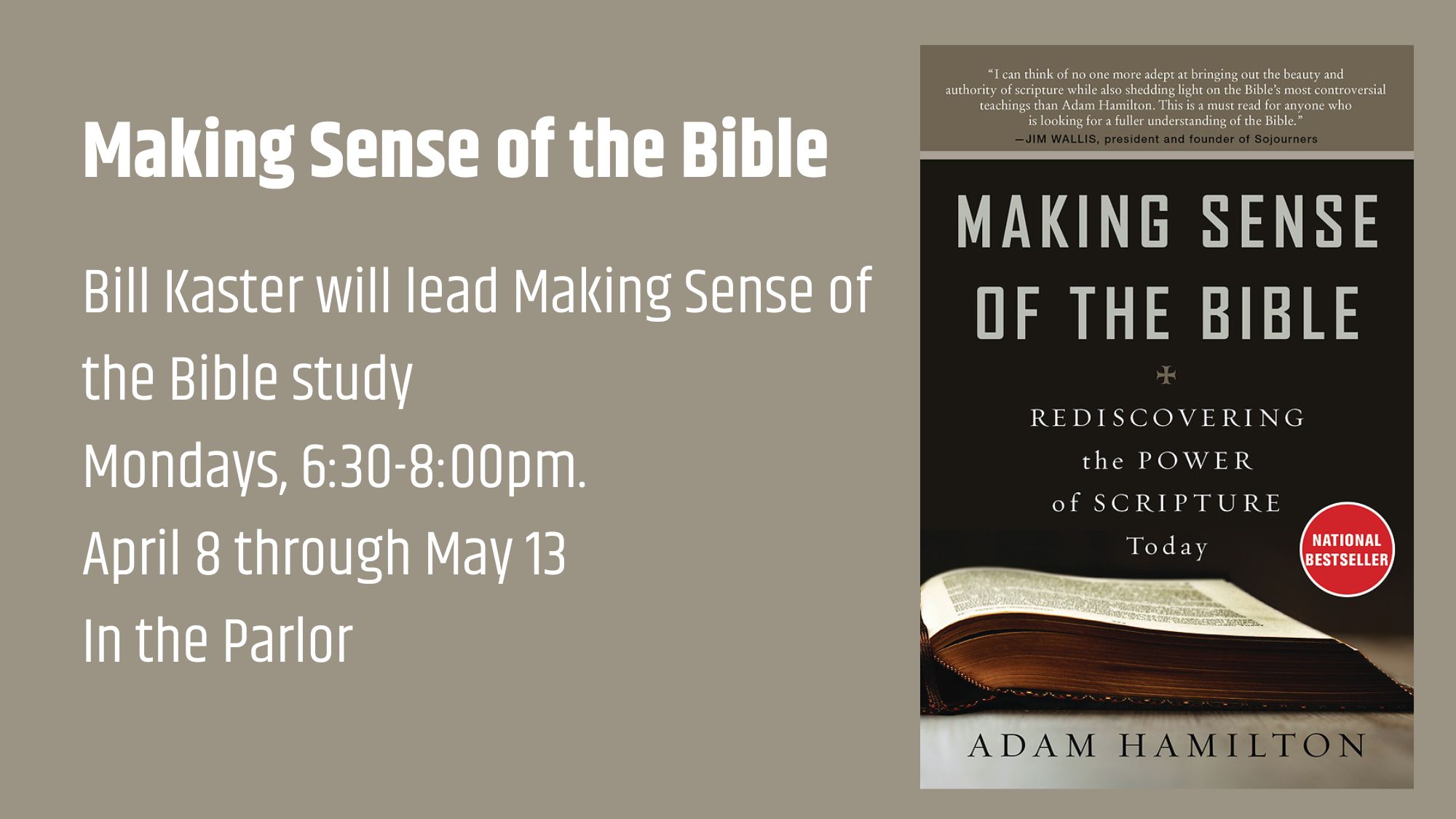 Making Sense of the Bible 4.8